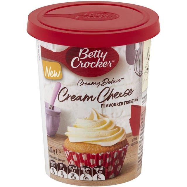 Betty Crocker Creamy Deluxe Cream Cheese Flavoured Frosting
