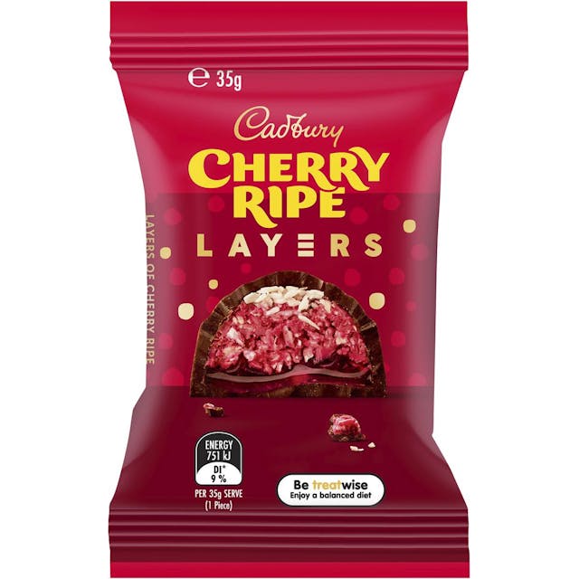 Cadbury Cherry Ripe Layers