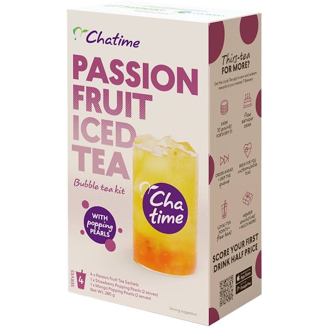 Chatime Passionfruit Iced Bubble Tea