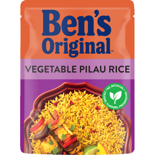 Ben's Original Vegetable Pilau Rice Microwave Pouch