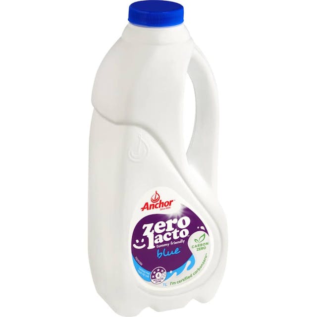 Anchor Zero Lacto Blue Milk Lactose Free 99.9% Fat Free
