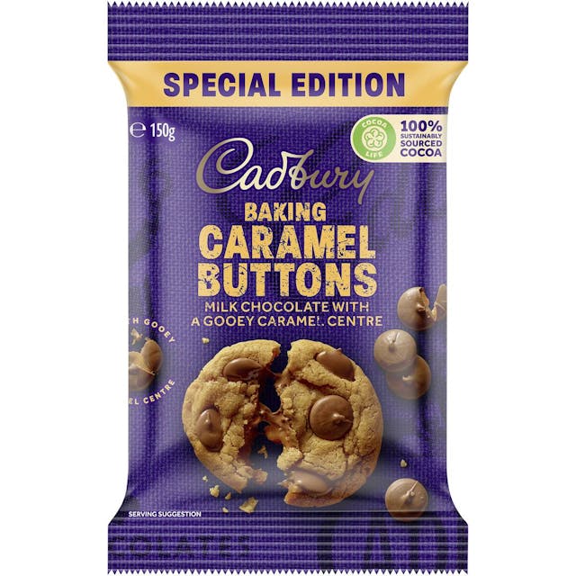 Cadbury Baking Caramel Buttons