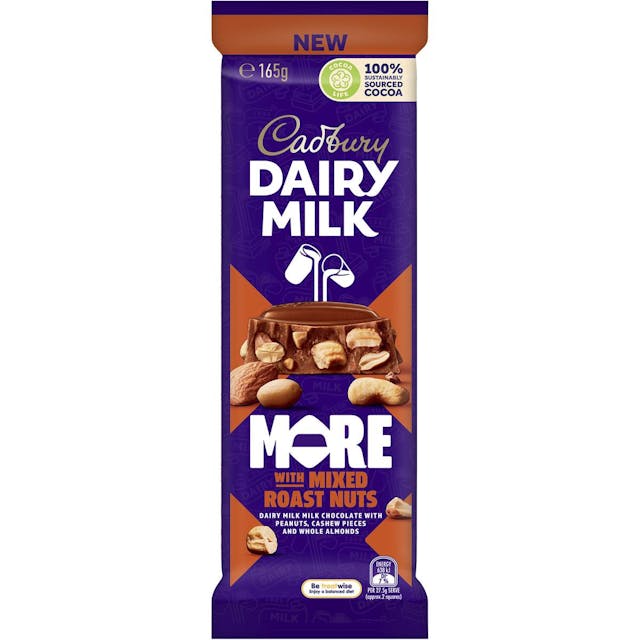 Cadbury Dairy Milk More With Mixed Roast Nuts