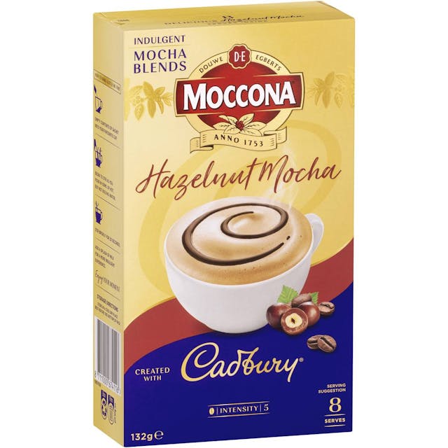Moccona Cadbury Hazelnut Mocha