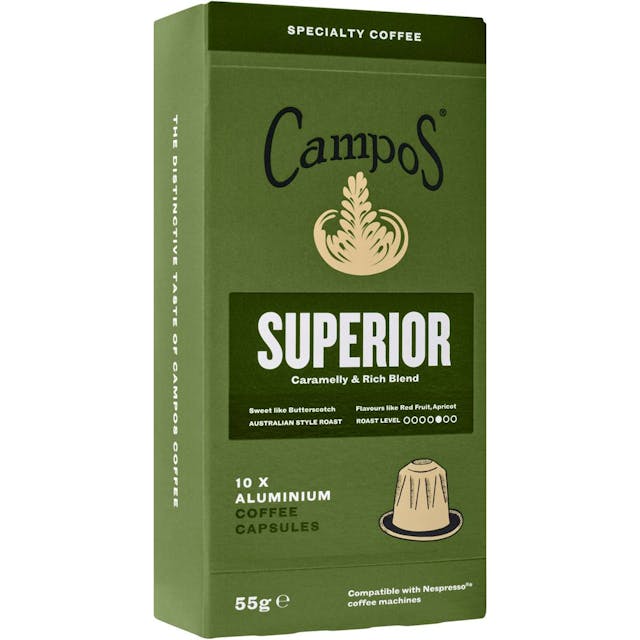Campos Superior Aluminium Coffee Capsules