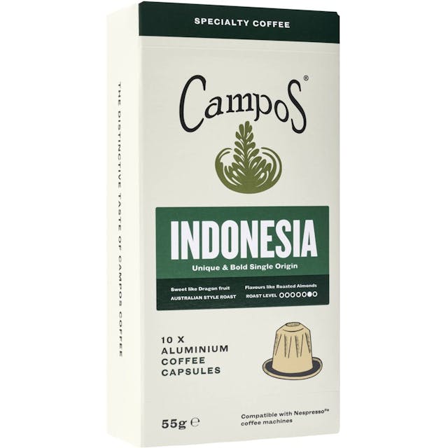 Campos Indonesia Aluminium Coffee Capsules