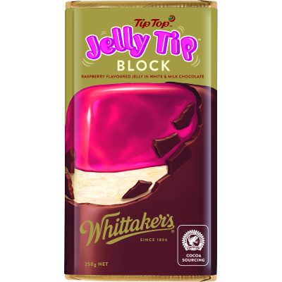 Whittaker's Jelly Tip Milk Chocolate Block