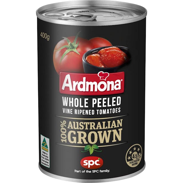 Ardmona Whole Peeled Vine Ripened Tomatoes