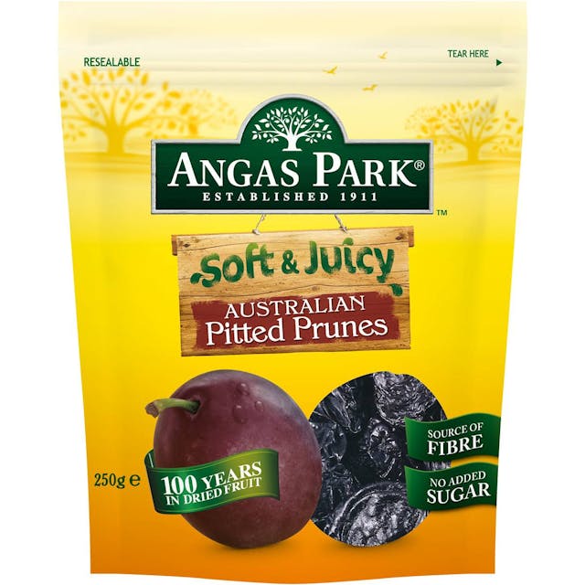 Angas Park Soft & Juice Pitted Prunes