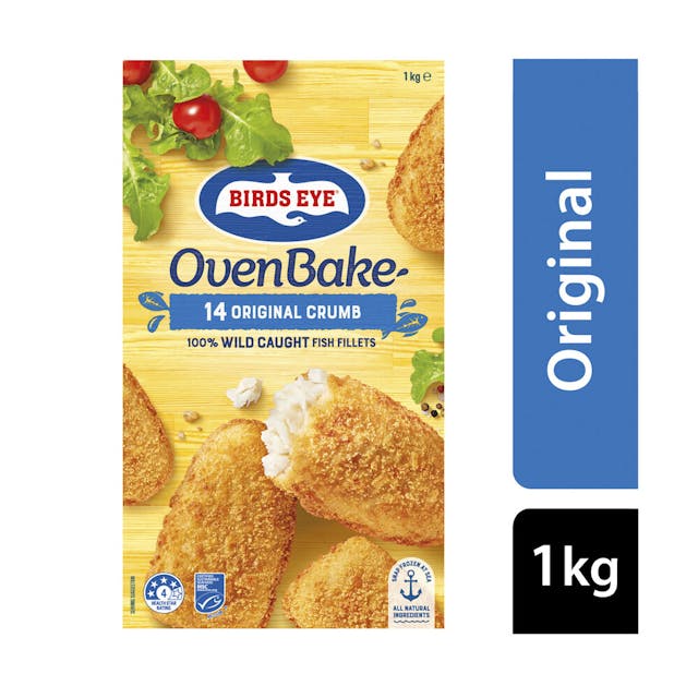 Frozen Fish Fillets With Original Crumb Oven Bake