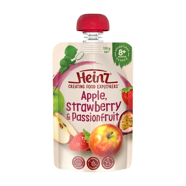 Apple Strawberry & Passionfruit 8+ Months