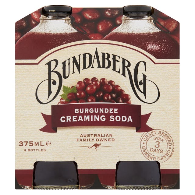 Burgundee Creaming Soda Multipack Bottles
