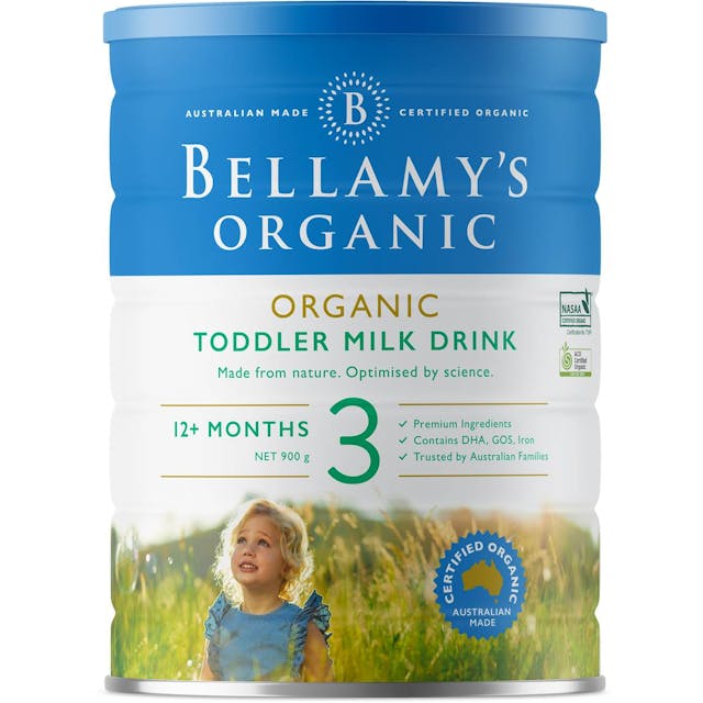 Bellamy's Organic Toddler Baby Formula Stage 3