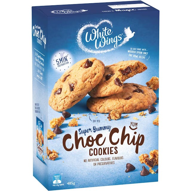 White Wings Cookie Mix Soft Centred Choc Chip