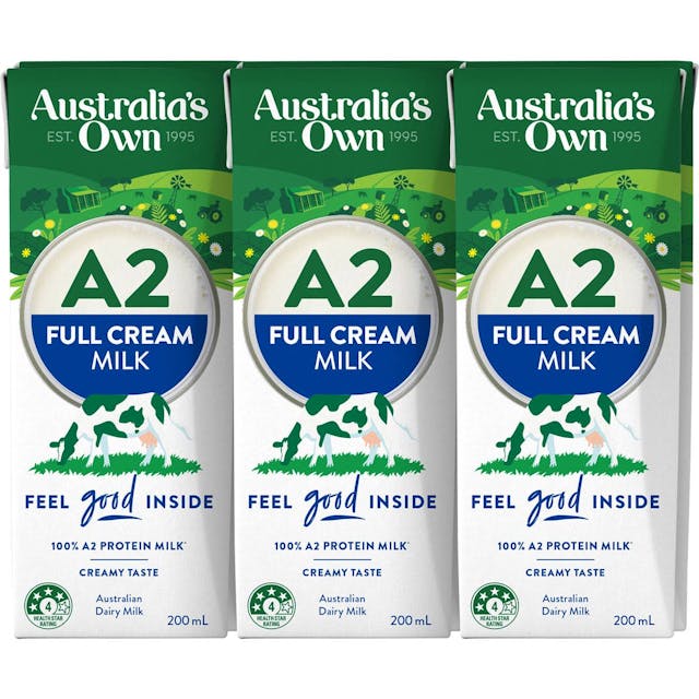 Australia's Own A2 Full Cream Uht Milk