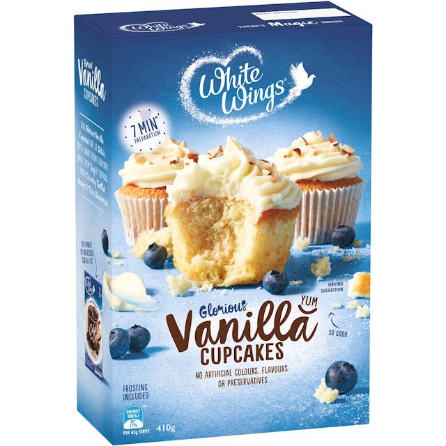 White Wings Cupcake Mix Vanilla
