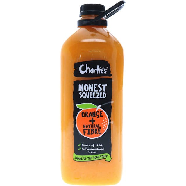 Charlies Honest Chilled Juice Fibre Orange