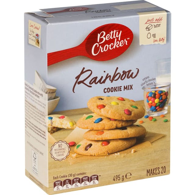 Betty Crocker Cookie Mix Rainbow