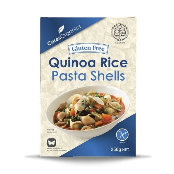Ceres Organics Pasta Shells Quinoa Rice