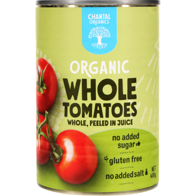 Chantal Organics Organic Whole Tomatoes Peeled In Tomato Juice