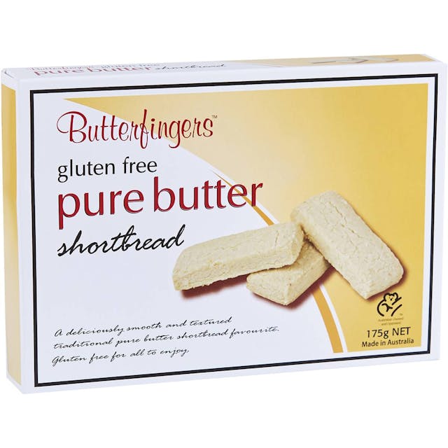 Butterfingers Gluten Free Shortbread Biscuits Pure Butter