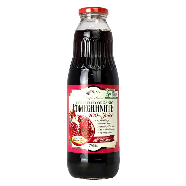 Chef's Choice Certified Organic 100% Pomegranate Juice
