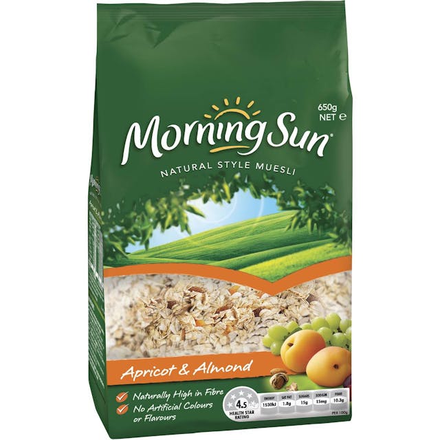 Morning Sun Apricot And Almond Breakfast Cereal