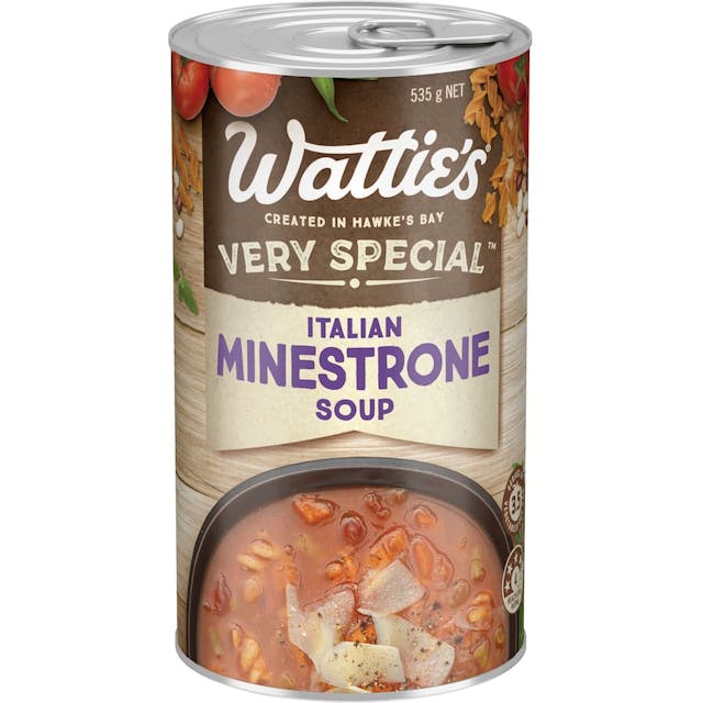 Wattie's Very Special Canned Soup Italian Minestrone