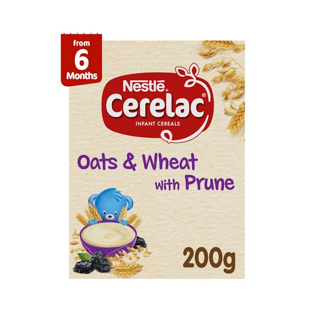 Cerelac Oats & Wheat With Prune Baby Cereal Stage 2