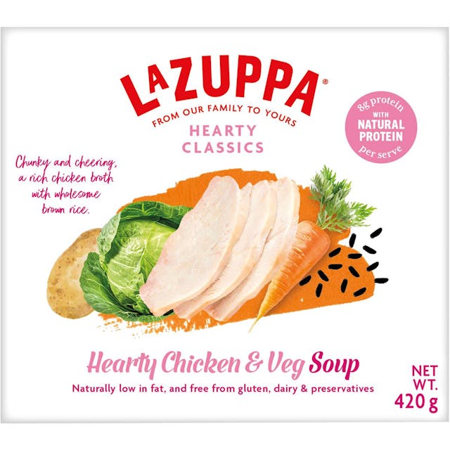La Zuppa Microwave Soup Chicken Veg & Wholegrain