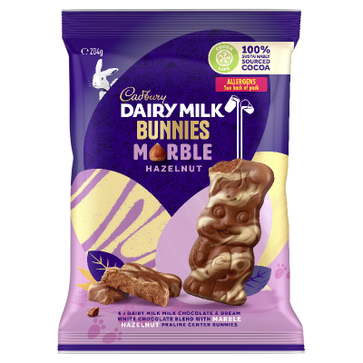 Cadbury Dairy Milk Bunny Marble Hazelnut Chocolates Sharepack