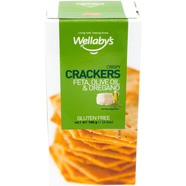 Wellabys Crackers Feta & Oregano
