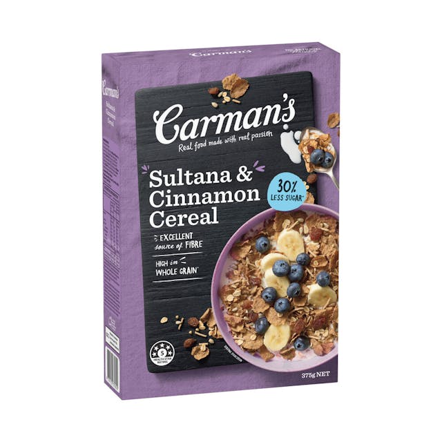 Carman's Goodness & Grains Cereal Flakes Sultana & Cinnamon