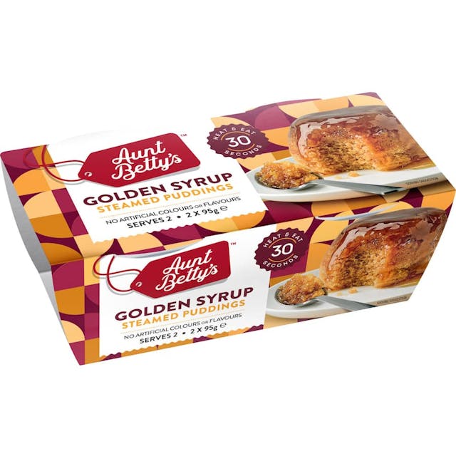 Aunt Bettys Steamed Pudding Golden Syrup
