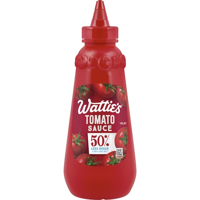 Wattie's Tomato Sauce 50% Less Sugar