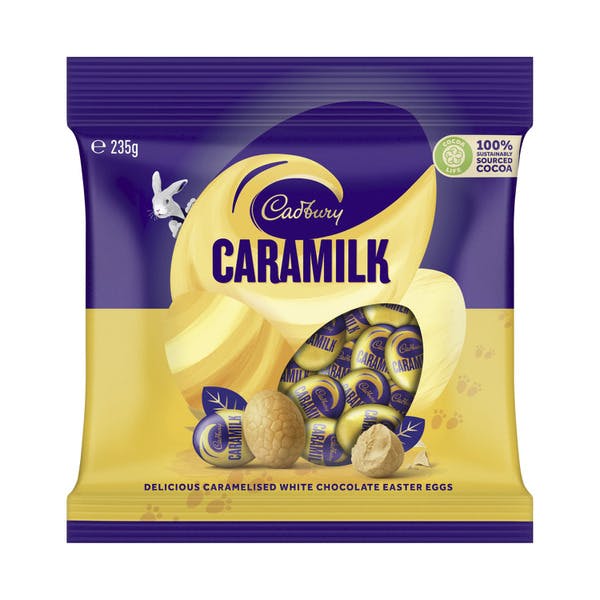 Cadbury Caramilk Easter Eggs Bag