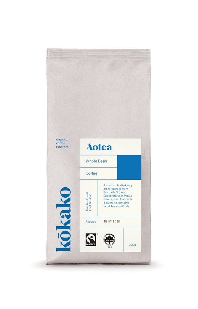 Kokako Organic Coffee Aotea Whole Beans