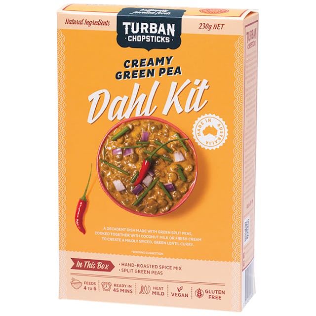 Turban Chopsticks Creamy Green Pea Dahl Kit