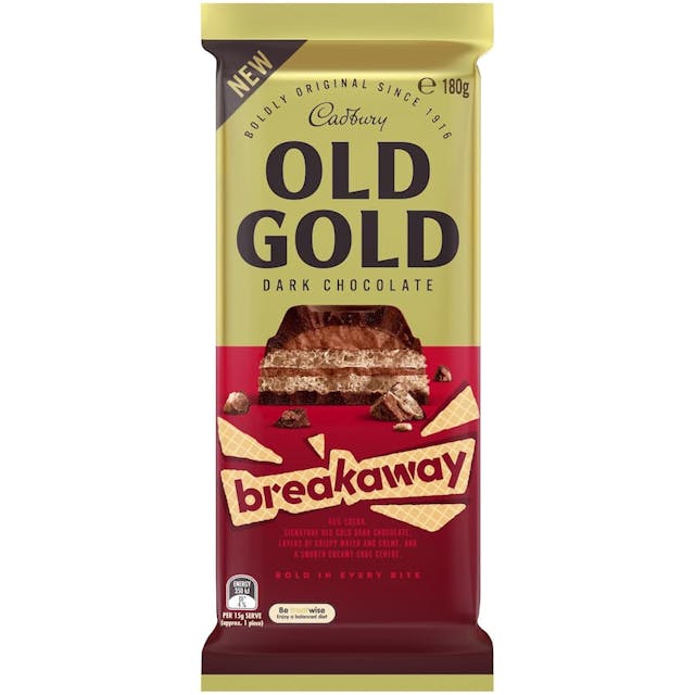 Cadbury Old Gold Chocolate Block Breakaway