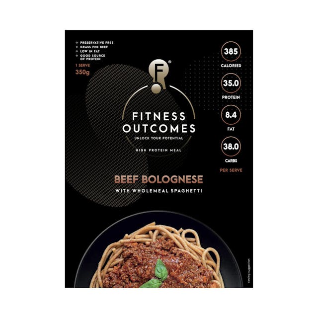 Frozen Grass Fed Beef Bolognese With Wholemeal Spaghetti