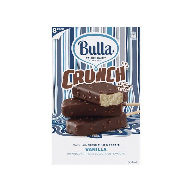 Bulla Crunch Vanilla Ice Cream
