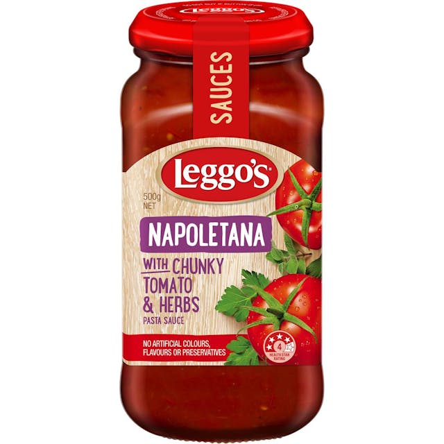 Leggo's Pasta Sauce Napoletana Chunky Tomato & Herbs