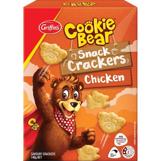 Griffins Cookie Bear Snack Crackers Chicken