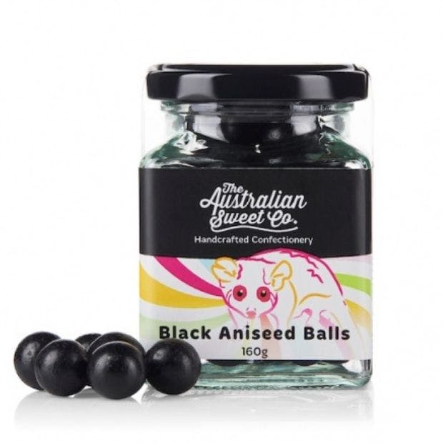 Australian Sweet Co Aniseed Balls Black