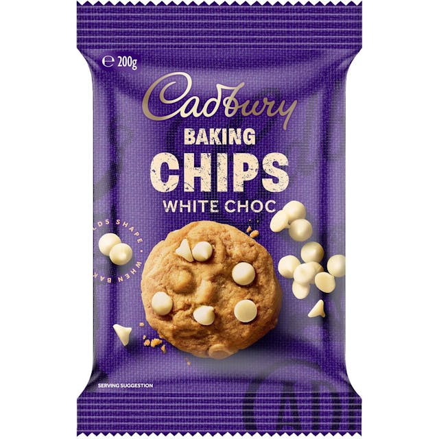 Cadbury Baking Chocolate Chips White