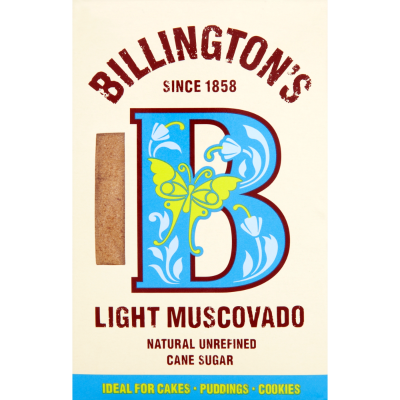 Billington's Light Muscovado Unrefined Cane Sugar