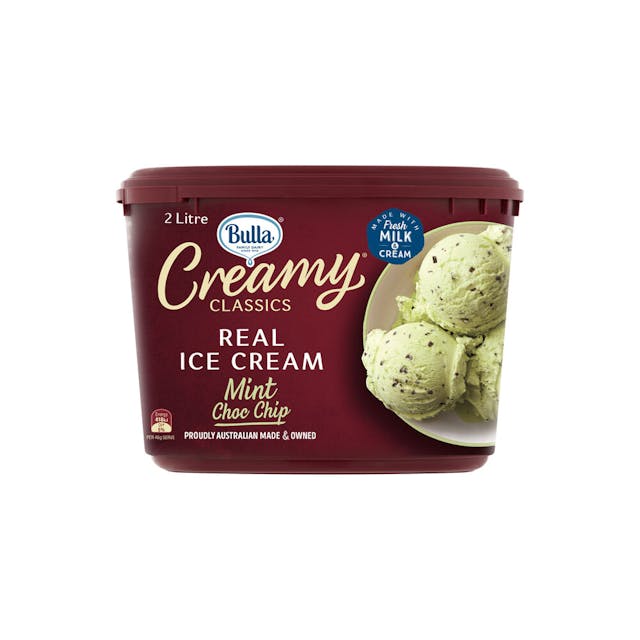 Creamy Classics Mint Choc Chip Ice Cream Tub