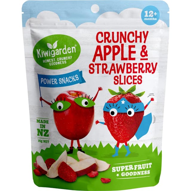 Kiwigarden Fruit Snack Apple And Strawberry Slices