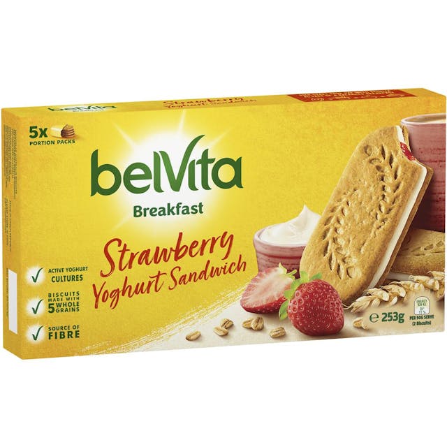Belvita Strawberry Yoghurt Breakfast Biscuits