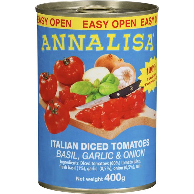 Annalisa Diced Tomatoes Garlic & Basil